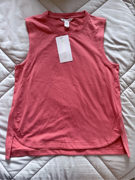 Athleta Tops - Athleta Coral Pink Sleeveless Muscle Tank